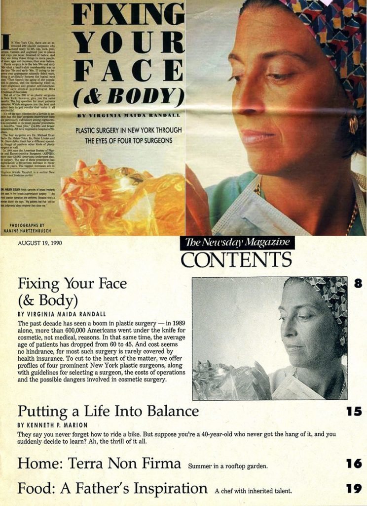 Vintage magazine covers featuring beauty and lifestyle advice.